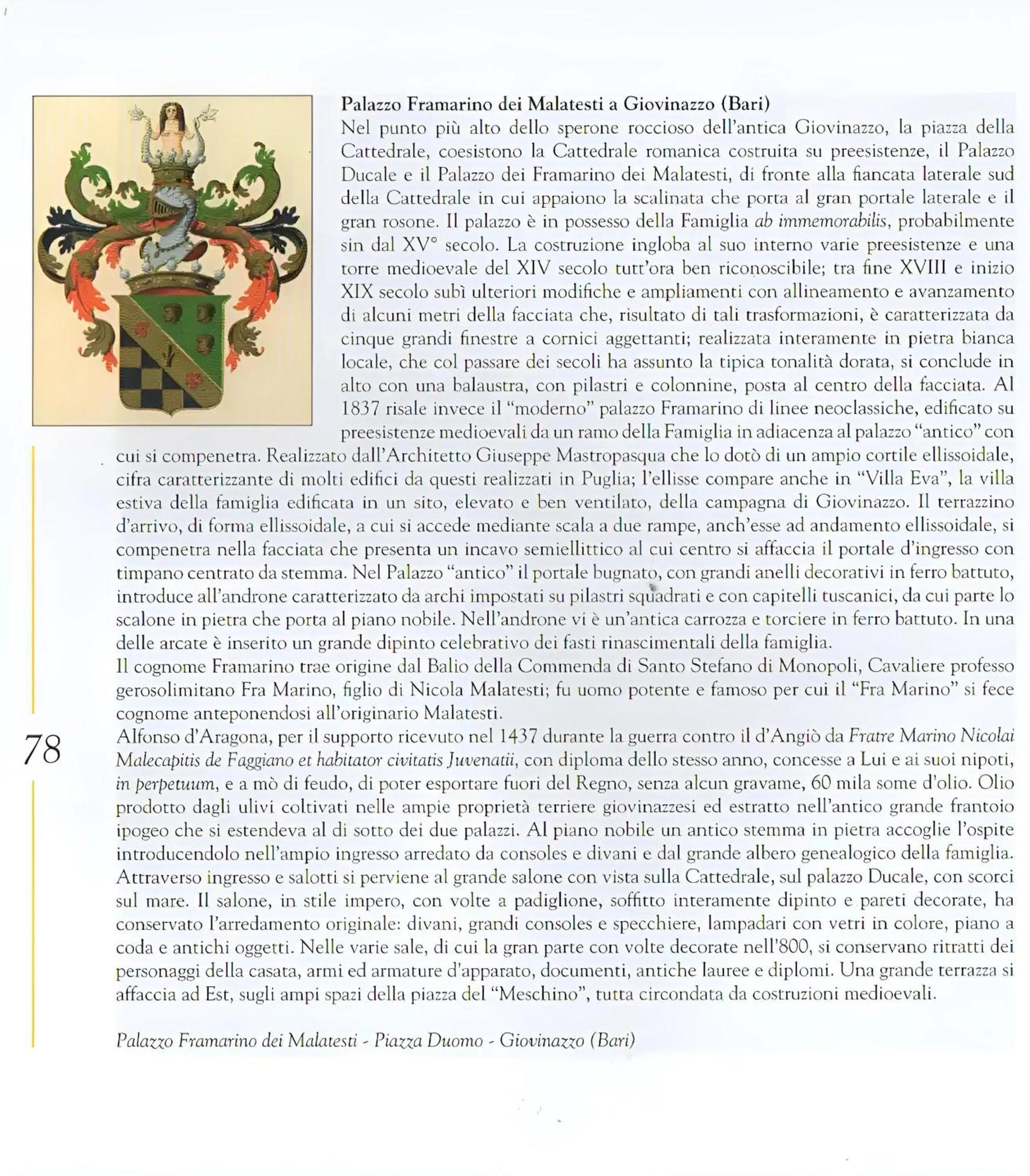 Semper Invictus - Palazzo Framarino Dei Malatesta - Xiv Century *